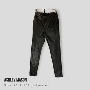 Ashley Mason Faux Leather Pants